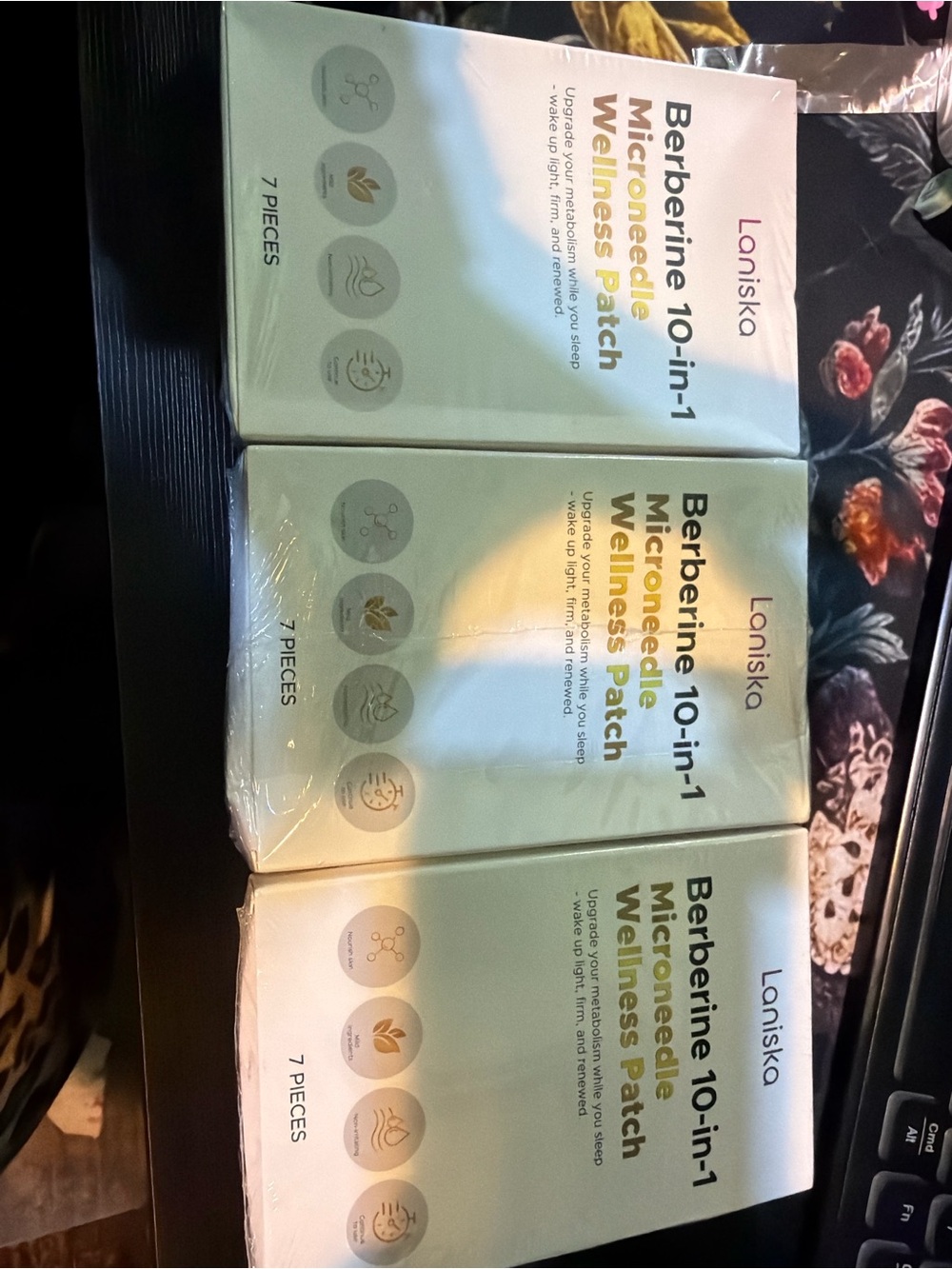 Lani Berberine 10-in-1 Microneedle Wellness Patch - White